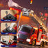 3 4 5 6 7 8 Playset 5-8, Toyset, 3+ JUKUDAHU Fire Truck Toy for Kids Years Old - Fire Trucks with Rotating Ladder