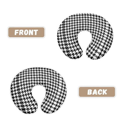 Drnuikhe Slipcover,Tummy Houndstooth Nursing Pillow Covers Stretchy Breastfeeding Pillowcase Breastfeeding Pillow Time