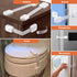6 Pack Vmaisi Multi-Use Adhesive Straps - Childproofing Cabinet Latches for Drawers, Fridge, Toilet Seat (White)