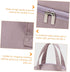 FRCOLOR Portable Insulated Breast Milk Storage Bag for Mothers, Purple Polyester Care Tote with Thermal Fresh-keeping