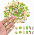 HOMICO 200 Pieces Tiny Vegetable for Dollhouse Miniatures Resin Food for Crafts Mini