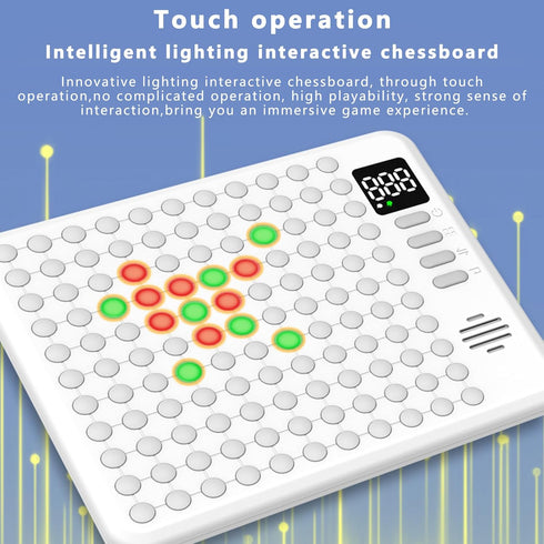 BEBESIRI 9 5-in-a-Row 4-in-a-Row, Smart Chessboard with AI Games, & Portable Electronic Board Game for Kids, Travel