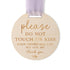 NQEUEPN Please Do Not Touch or Kiss Baby Sign, Wooden Don't Touch Baby