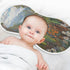 YETTASBIN Lily Flower Muslin Baby Burp Cloth, Super Soft Absorbent Cotton Burp Rag Baby Bibs Feeding Cloth for Newborn