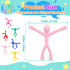 6Pcs Magnetic Men for Toddlers Kids, Colourful Travel Magnetic People Figures for Airplane Car, Fidget Toys Road Trip