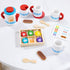 20-Piece Set Melissa & Doug Steep and Serve Wooden Tea - Play Food and Kitchen Accessories