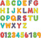Nuby Floating Bath Tub Alphabet and Numbers Set - Soft Foam Waterproof