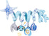 Upscale Trail Deluxe 5-Piece Spiral Plush Toy Set - Cute Hanging Baby Rattle Animals