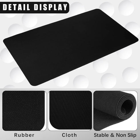 4 Pcs Card Game Mats 24 x 14 Inch - Smooth Playing Card Mat for Tabletop Games