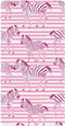 Bseiialft Pink White Zebras Stripes Crib Sheets for Boys Girls Soft and Breathable