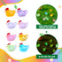 120 Pcs Luminous Mini Hens Figurines Glow in The Dark Tiny Resin Cute Chicken Miniature Ornament Charms for Dollhouse