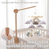 Wonderoo by Wowo 360 Natural Wooden Crib Mobile Arm Foldable & Adjustable Baby Mobile Holder, Smooth Beech Wood Mobile