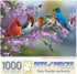 Bits and Pieces 1000 Piece Jigsaw Puzzle, Birds On A Flowering Branch by Artist Oleg Gavrilov