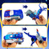 NIGVO 2 Collision Transforming Dinosaur Car Toy Cars Crash & Transform into Dinosaur Robot Toys for Kids Fun Gift