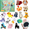 Kids Magnets for Fridge, Cute Animal Refrigerator Magnets for Toddlers, Educational Gift for Children, Full Back