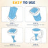 Bags,7-Layer 810 Pack 4 Diaper Pail Refill Odor Prevention Technology,Thickened Design - Hold up to Newborn-Sized