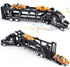 CORPER TOYS Transport Car Carrier Truck Toy - Detachable Die-cast Pull Back Vehicles Set for Kids with Lights