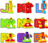 26 Cyeah Alphabet Robot Toys for Preschool Kids Education, Transforming Robotic Toys Pieces