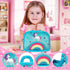 18 5 Set, 2 3 4 5 6 7 8 KMUYSL Toys for Months+ Year Old Girls, Plush Stuffed Animal with Unicorn Babies in Plush Bag