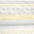Lush Decor Baby Hygge Geo Soft & Plush Changing Pad Cover, 32" x 16" x 5", Yellow & Gray