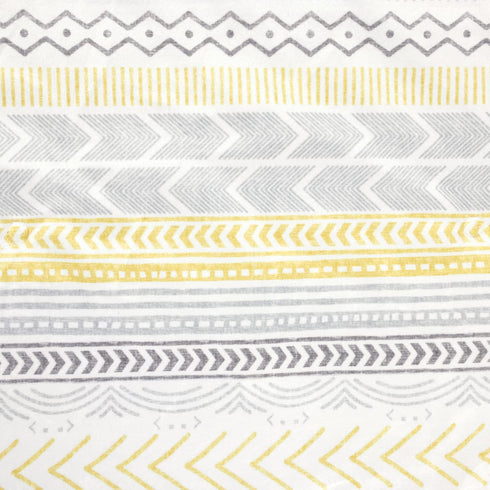 Lush Decor Baby Hygge Geo Soft Sherpa Blanket, 40" x 30", Yellow