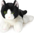 Bearington Lil Domino Tuxedo Cat Plush - 8" Realistic Black and White