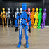 5PCS Assembly Completed T13 Action Figure, 3D Printed Multi-Jointed Movable Lucky 13 Figures, Creative Gifts (5 Colors)