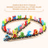 27 Set Wondertoys PCS Wooden Alphabet Train Toy Wooden Magnetic Alphabet ABC Train