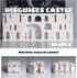 980 3D Magic Maze Building Blocks, PCS Transformable Castle Folds into Cube, Puzzle Optical Illusion Architecture Model