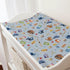 Watercolor Baseball Changing Pad Covers, Soft Stretch Fitted Diaper Change Table Mats for Boy Girl, 32" x 16"
