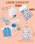 3 Pack, Clothes(Giraffe,Cactus),3LN39-B babygoal Animal Wet Dry Bags Waterproof Travel Bags for Swimsuits, Beach, Pool
