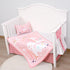 5 Set Set Sets JISEN Piece Crib Bedding for Girls Unicorns Baby Girl Bedding Crib Nursery Bedding - Crib Quilt Crib