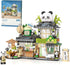 MEIEST Mini City Shop Street View Building Blocks Model Set,Simulation Animals Architecture Collection