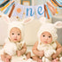1st High Chair Banner Happy Birthday Banner Boy, First Birthday Sun Highchair Banners Decorations, You Are My Sunshine