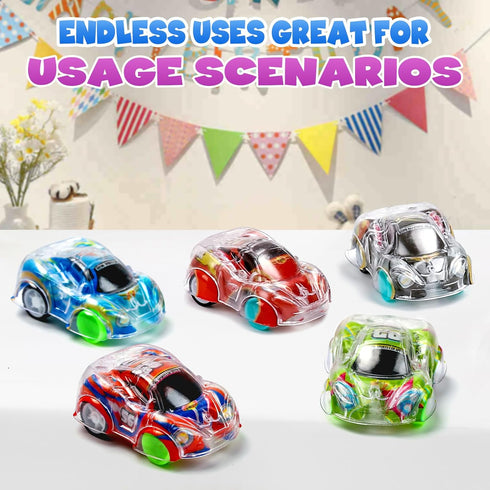 100 Buauty Pcs Toy Cars Mini Pull Back Cars, Party Favors for Kids, Small Racing Car Carnival Prizes Classroom Rewards