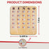MR CHIPS Jam-Proof Fingertip Slide Bingo Cards - 10 Pack, Tan Style