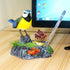 Tipmant Cute Electronic Birds Toys, Realistic Move Chirp Electric Pets for Office Home Desk Decor, Kids Birthday Gifts