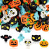 Halloween Erasers for Kids Bulk, 50 Pcs Large Pumpkin, Ghost, Skull, and Bat Erasers for Halloween Party Decoration