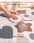 ZUVVIA 74x50 1 inch Playpen Mat Foam Thick, Thicker & Waterproof Baby Playpen Mat for Floor Playing, One-Piece Crawling