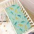 Vdsrup 52 28 9In Crib Sheets for Boys Girl Green Lizards Chameleons Breathable Mini Crib Mattress Sheets Fitted