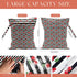 VBCVBGFH 4 Pack Cute Checkered Stripe Cherry Wet Bag Waterproof Washable Reusable Wet Dry Bag for Swimsuit Bathing