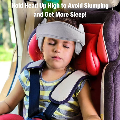 PandaEar Car Seat Toddler Head Support, Adjustable Baby Carseat Head Holder Strap for Car Seat Stroller, Soft Neck