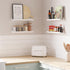 Set 4 Wallniture Denver Floating Shelves for Kids Room Decor, White Wall Bookshelf for Picture Frames, Kids Room