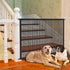Dog Gate for Stairs, 29 Inch Tall Mesh Pet Gates for Indoor Safety, 50 Inch Wide for Doorways and Stairways