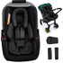 Newborn Car Seat Head Support with 3 Shoulder Covers Set, 2-in-1 Reversible