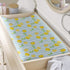 KuphiL10C Summer Girls-16x32 Lemon Leaves Stripes Pattern Baby Changing Pad Cover, Unisex Fruits Nursery Diaper