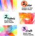 Novelty Place 12 Pcs Dance and Juggling Scarves - Gradient Colors Silk Square Scarf for Performance