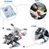 825pc 8-in-1 Liberty Imports Military Aircraft Carrier Fleet Construction Bricks Toy - Naval Battleship Models
