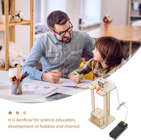 Wooden Elevator Kids STEM Projects - Science Kits for Ages 5-14, DIY Model Building Kits