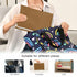 MCHIVER Brown Travel Diaper Changing Pads for Baby Toddler Portable Diaper Changing Station Mats with Built-in Pillow